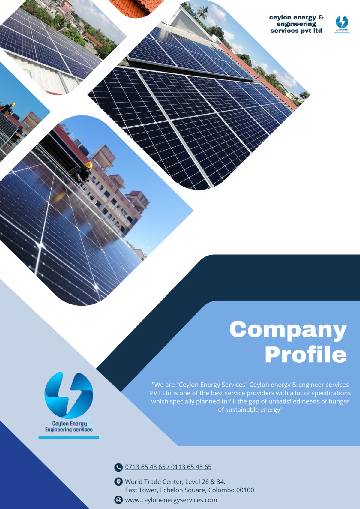 Ceylon Energy company profile cover